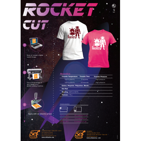 Nažehlovací fólie RocketCut