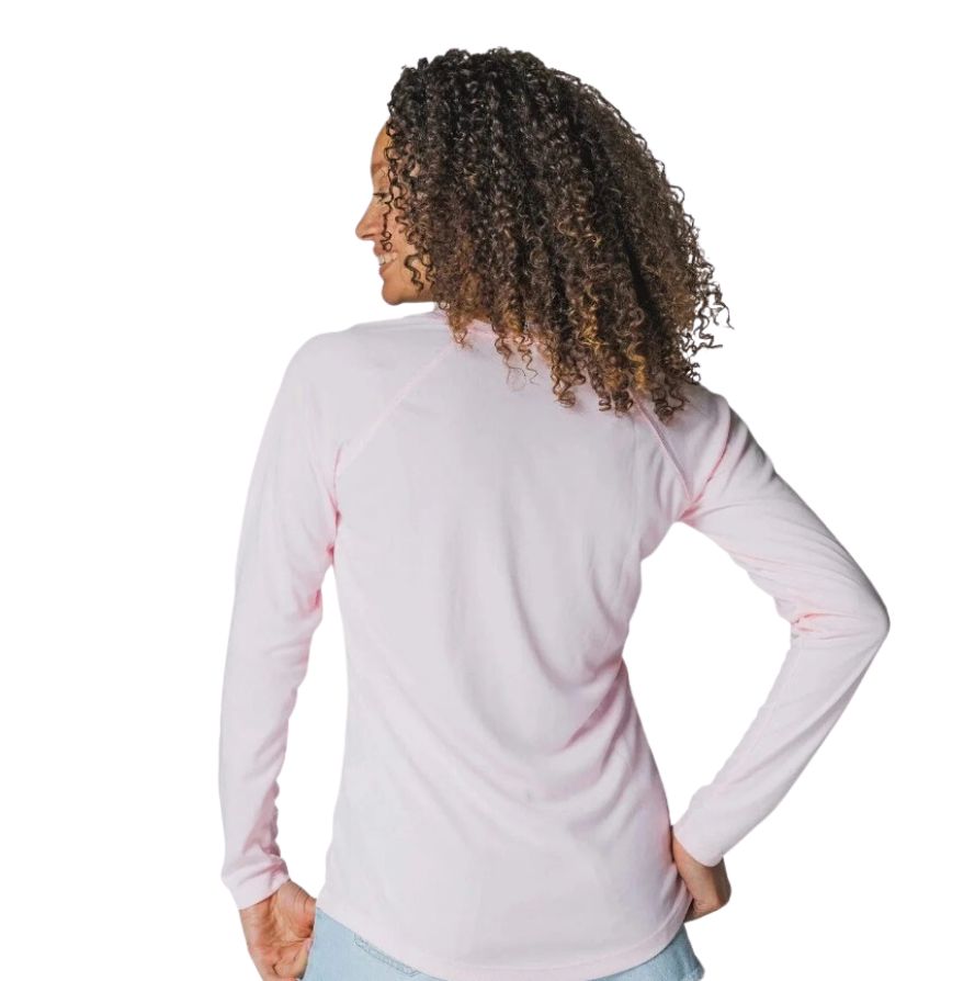 Dámské tričko s dlouhým rukávem Solar - L - Pink Blossom sublimace termotransfer