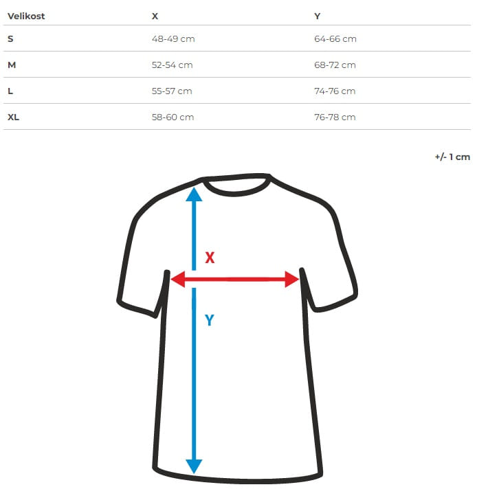 PATCHIRT - Bavlněné tričko pro sublimační potisk - horizontální - tmavě modré - S