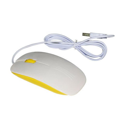 Optická myš - žlutá - 3D sublimace termotransfer