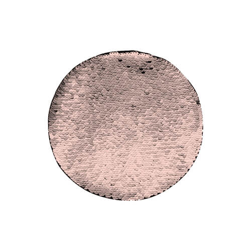 Dvoubarevné nažehlovací flitry na sublimaci kruh 19 cm - různé barvy