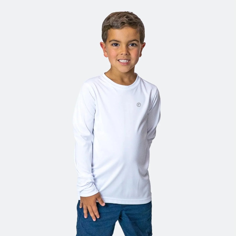 Dětské tričko SOLAR s dlouhým rukávem - XL (18-20) - Bílé sublimace termotransfer