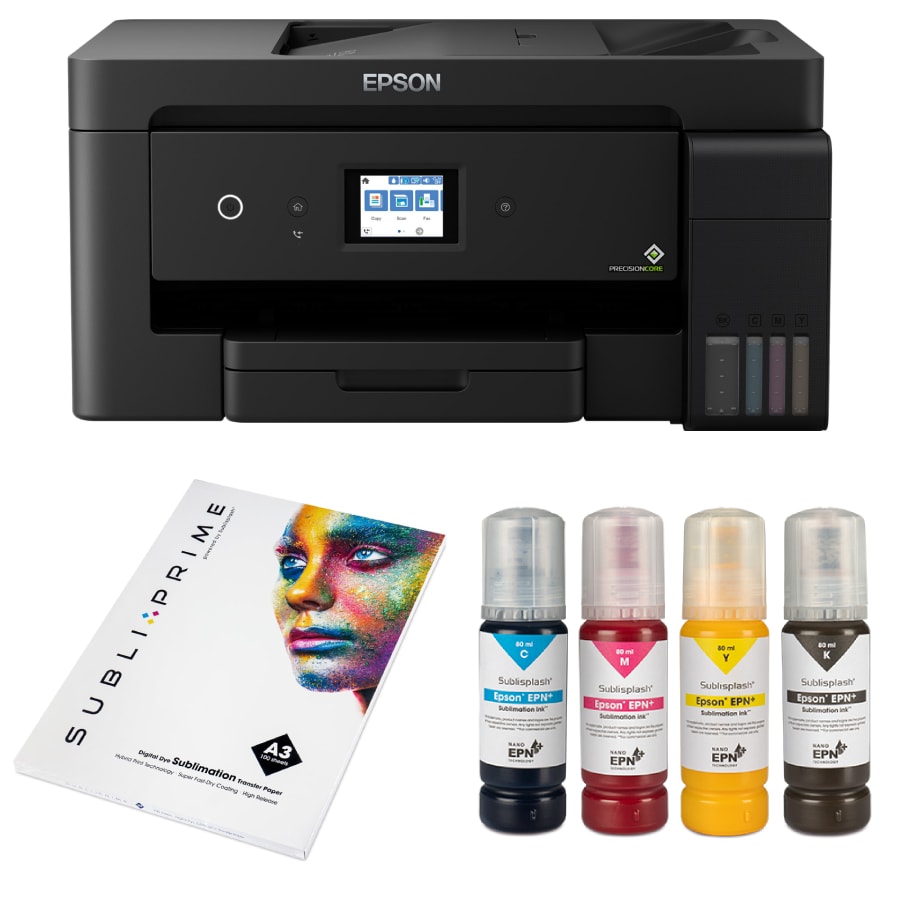 Sublimační tiskárna Epson EcoTank L14150 A3 + inkousty Sublisplash 80 ml + sublimační papíry