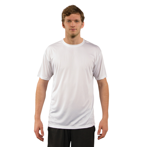 Pánské tričko SOLAR s krátkým rukávem - L - Bílé sublimace termotransfer