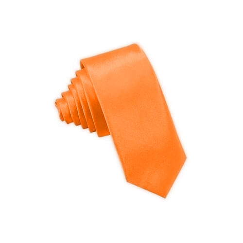 Kravata - oranžová sublimace termotransfer